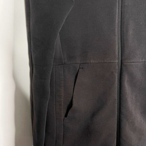 Lululemon Womens Size 6 Black Going Places Hooded Jacket Spacer Full Zip Pockets - Picture 4 of 11